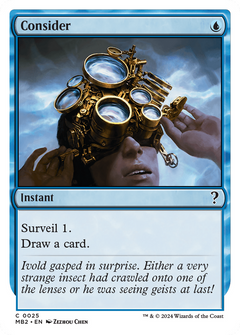Consider (White Border) (25) [Mystery Booster 2] - Deck Out Gaming