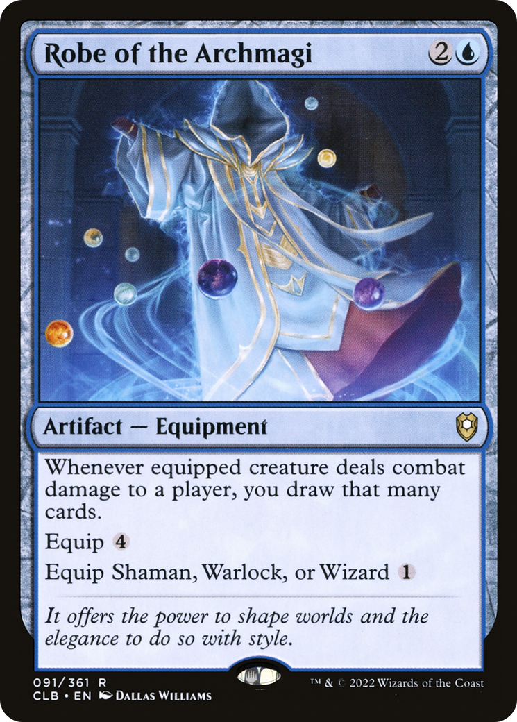 Robe of the Archmagi (91) [Commander Legends: Battle for Baldur's Gate] foil - Deck Out Gaming