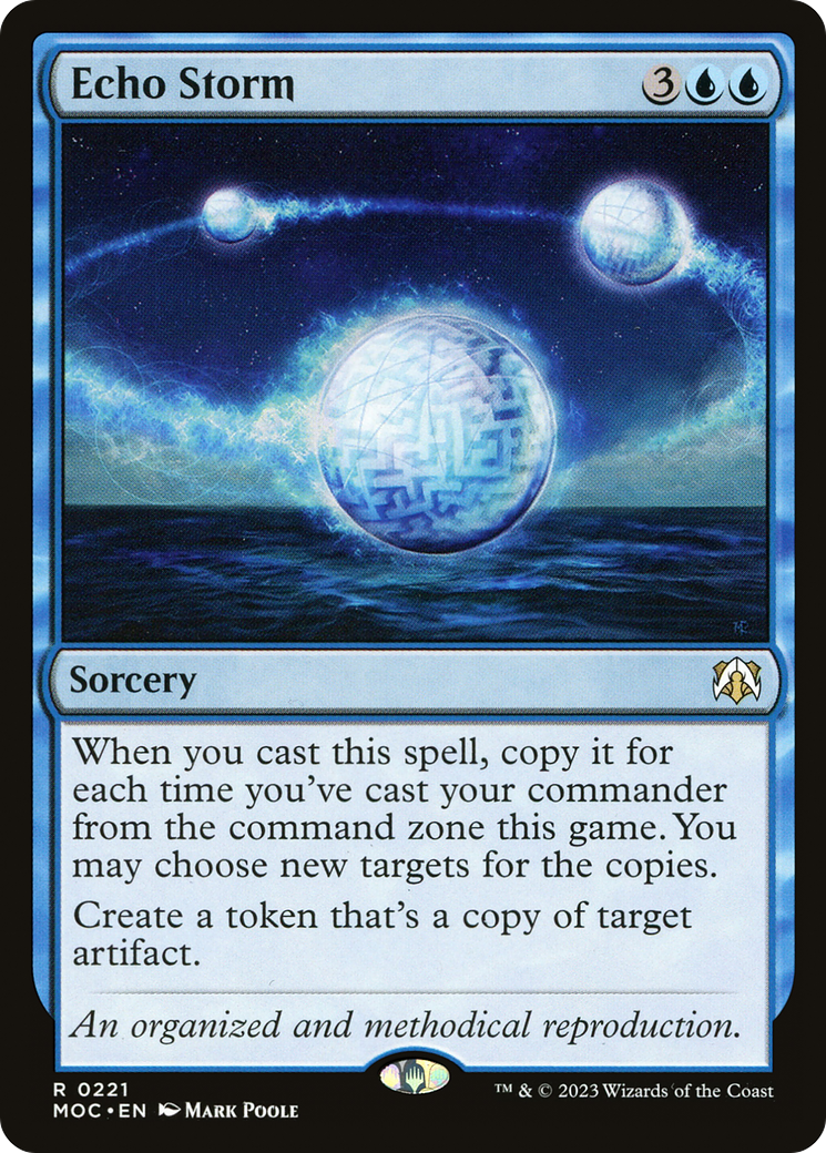 Echo Storm (221) [March of the Machine Commander] - Deck Out Gaming