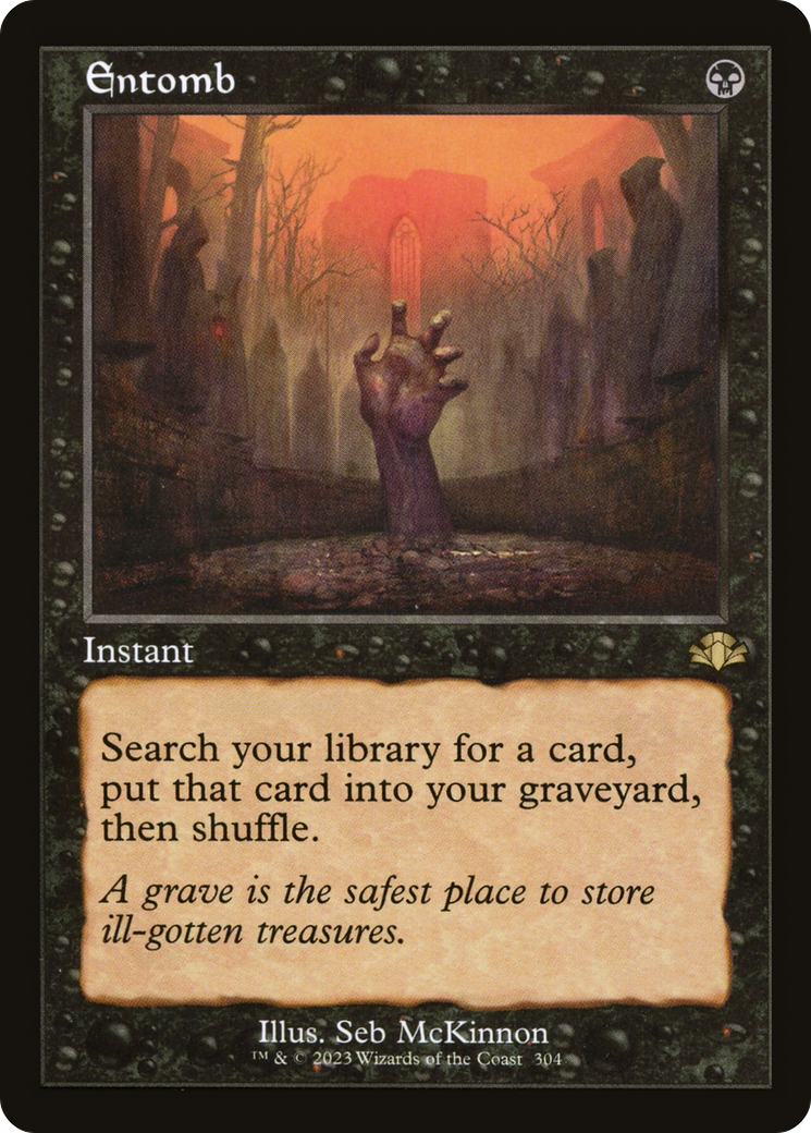 Entomb (Retro Frame) (304) [Dominaria Remastered] - Deck Out Gaming