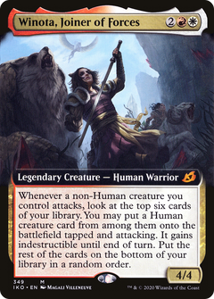 Winota, Joiner of Forces (Extended Art) (349) [Ikoria: Lair of Behemoths] - Deck Out Gaming