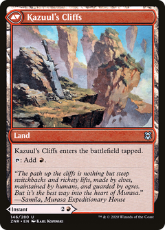 Kazuul's Fury // Kazuul's Cliffs (146) [Zendikar Rising] - Deck Out Gaming