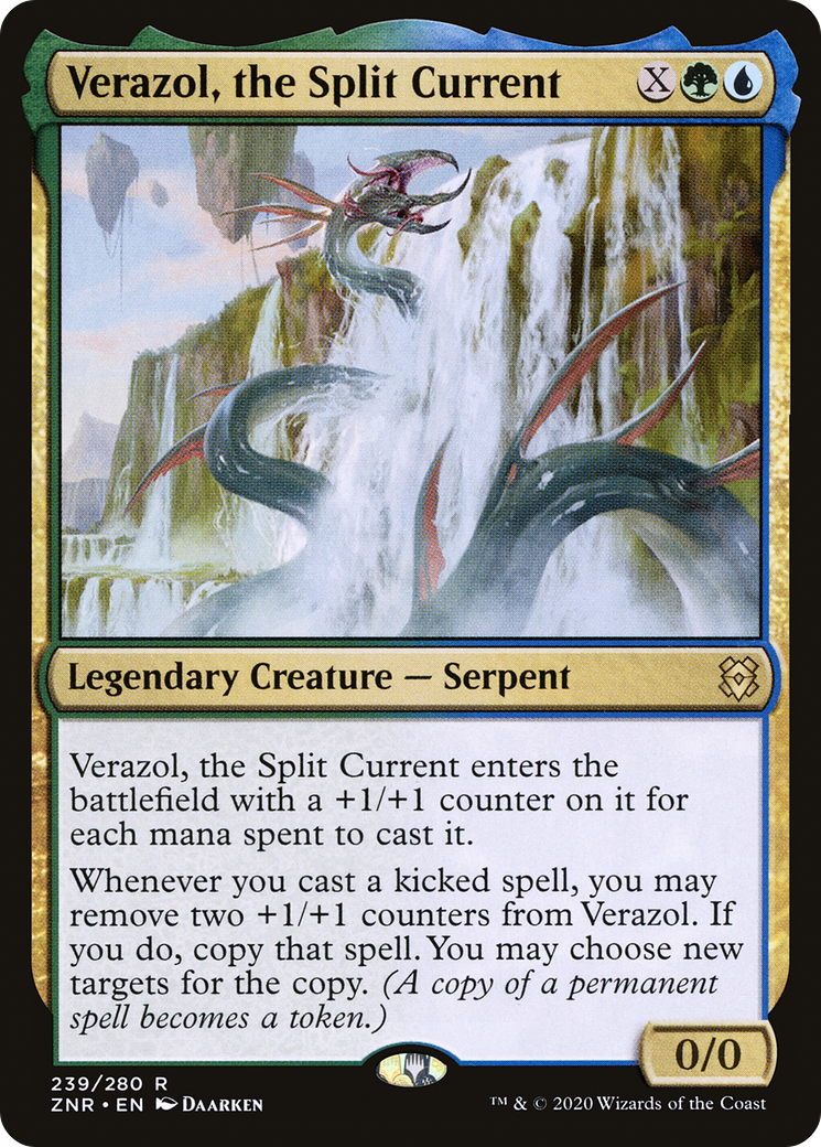 Verazol, the Split Current (239) [Zendikar Rising] - Deck Out Gaming