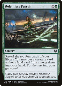 Relentless Pursuit (195) [Theros Beyond Death] foil - Deck Out Gaming