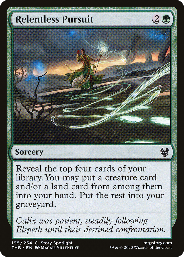 Relentless Pursuit (195) [Theros Beyond Death] foil - Deck Out Gaming