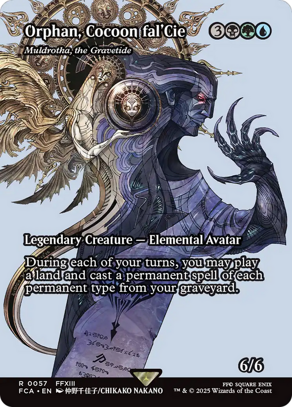 Orphan, Cocoon fal'Cie - Muldrotha, the Gravetide (Showcase) (57) [FINAL FANTASY: Through the Ages] foil - Deck Out Gaming