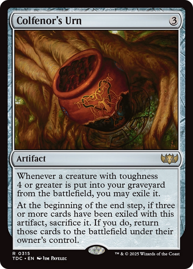 Colfenor's Urn (315) [Commander: Tarkir: Dragonstorm] - Deck Out Gaming