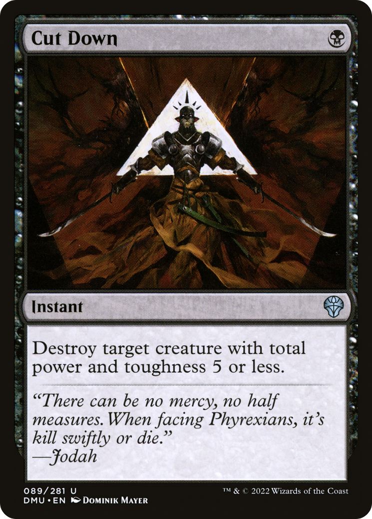 Cut Down (89) [Dominaria United] - Deck Out Gaming