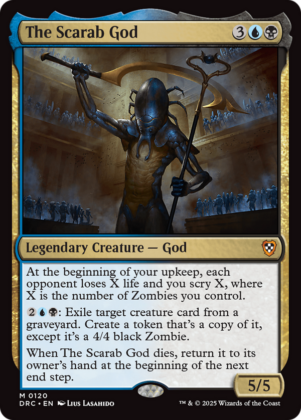 The Scarab God (120) [Commander: Aetherdrift] - Deck Out Gaming