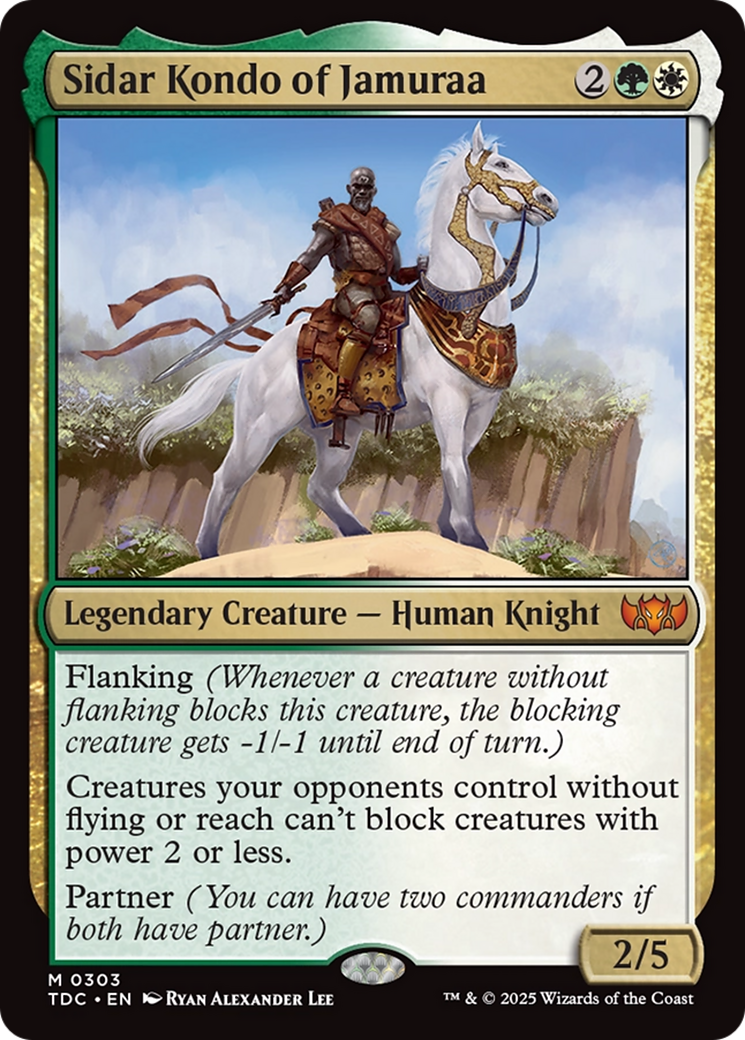 Sidar Kondo of Jamuraa (303) [Commander: Tarkir: Dragonstorm] - Deck Out Gaming