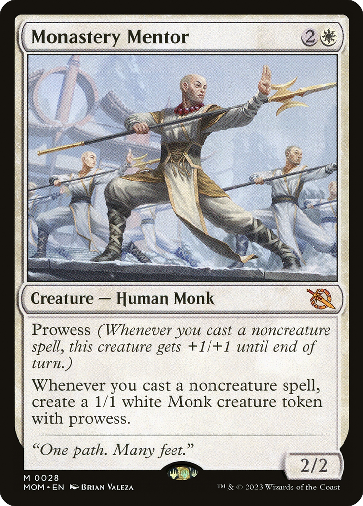 Monastery Mentor (28) [March of the Machine] foil - Deck Out Gaming