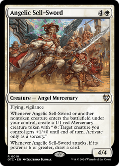 Angelic Sell-Sword (10) [Outlaws of Thunder Junction Commander] - Deck Out Gaming