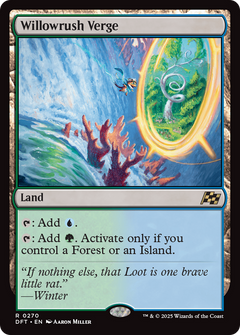 Willowrush Verge (270) [Aetherdrift] foil - Deck Out Gaming
