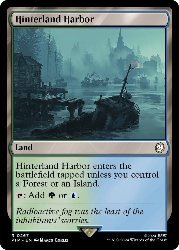Hinterland Harbor (267) [Fallout] foil - Deck Out Gaming