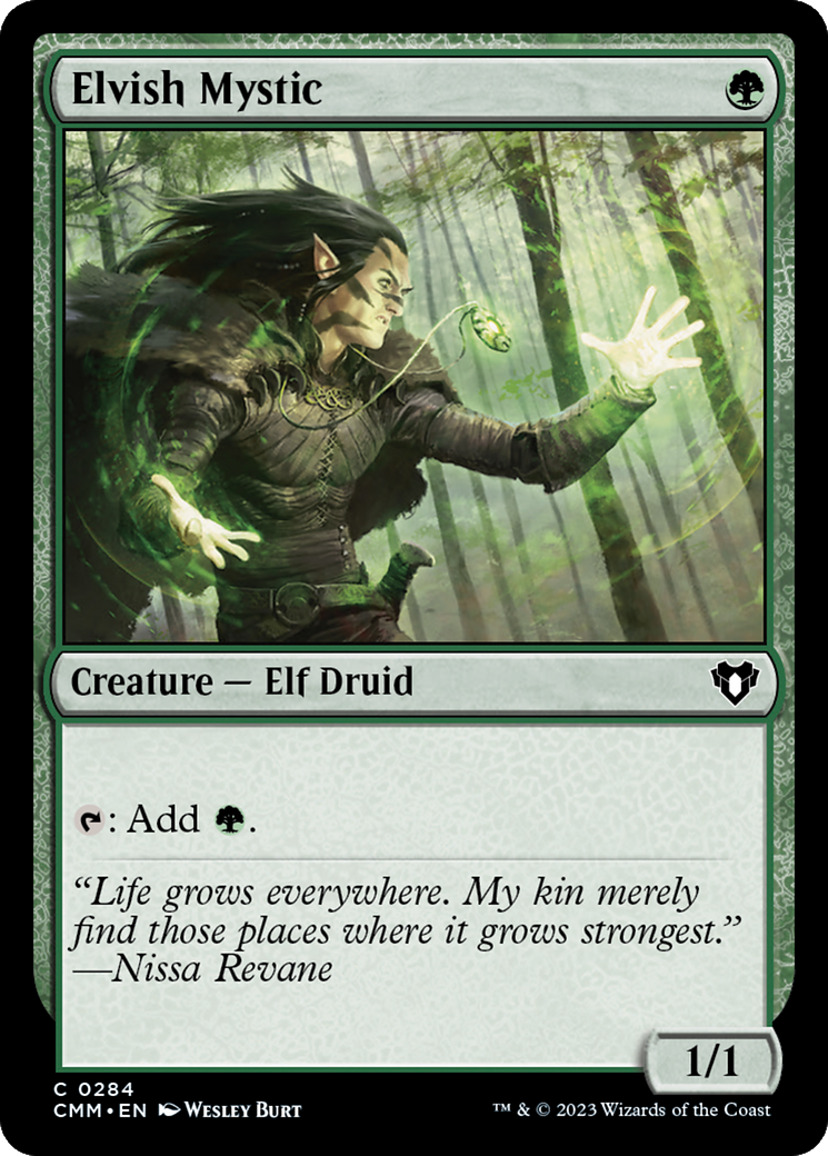 Elvish Mystic (284) [Commander Masters] - Deck Out Gaming