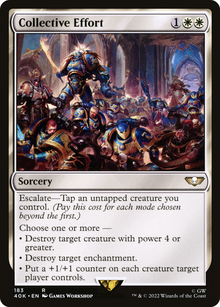 Collective Effort (183) [Warhammer 40,000 Commander] - Deck Out Gaming