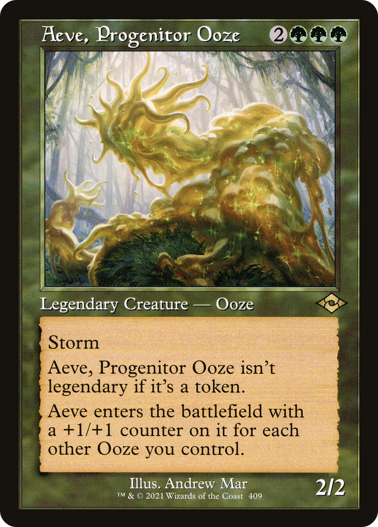 Aeve, Progenitor Ooze (Retro Frame) (409) [Modern Horizons 2] - Deck Out Gaming