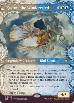 Kastral, the Windcrested (Showcase) (335) [Bloomburrow] foil - Deck Out Gaming
