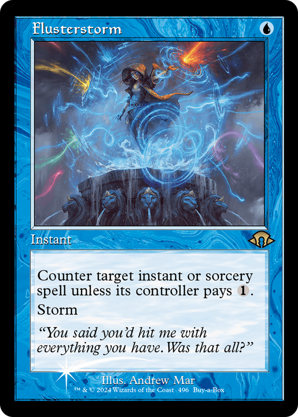 Flusterstorm (Retro Frame) (496) [Modern Horizons 3] foil - Deck Out Gaming