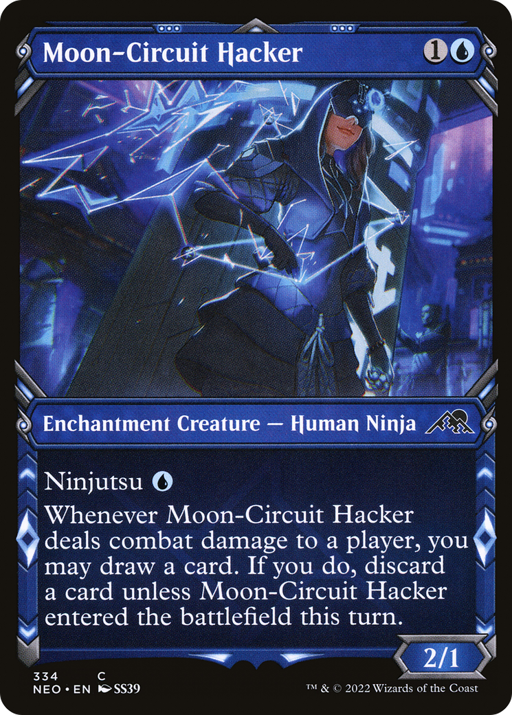 Moon-Circuit Hacker (Showcase) (334) [Kamigawa: Neon Dynasty] foil - Deck Out Gaming