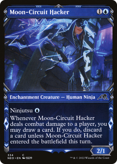 Moon-Circuit Hacker (Showcase) (334) [Kamigawa: Neon Dynasty] foil - Deck Out Gaming