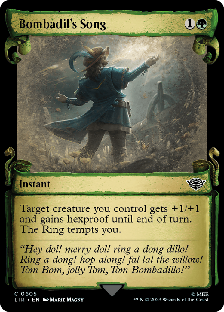 Bombadil's Song (Showcase Scrolls) (605) [The Lord of the Rings: Tales of Middle-earth] foil - Deck Out Gaming
