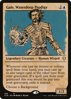 Gale, Waterdeep Prodigy (Showcase) (383) [Commander Legends: Battle for Baldur's Gate] - Deck Out Gaming