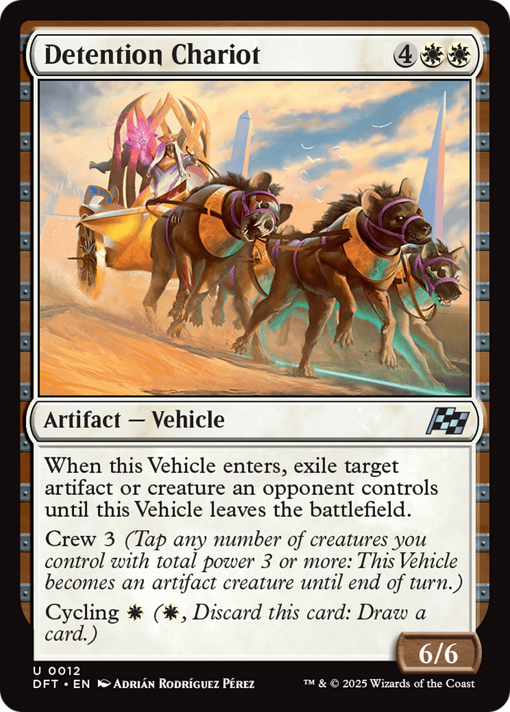 Detention Chariot (12) [Aetherdrift] foil - Deck Out Gaming