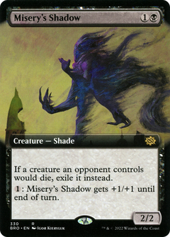 Misery's Shadow (Extended Art) (330) [The Brothers' War] - Deck Out Gaming