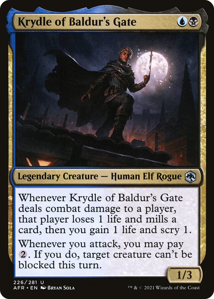 Krydle of Baldur's Gate (226) [Adventures in the Forgotten Realms] foil - Deck Out Gaming