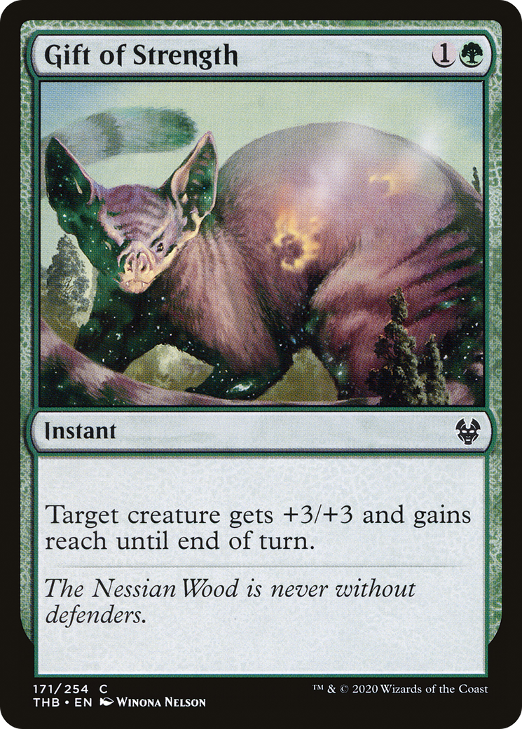 Gift of Strength (171) [Theros Beyond Death] foil - Deck Out Gaming