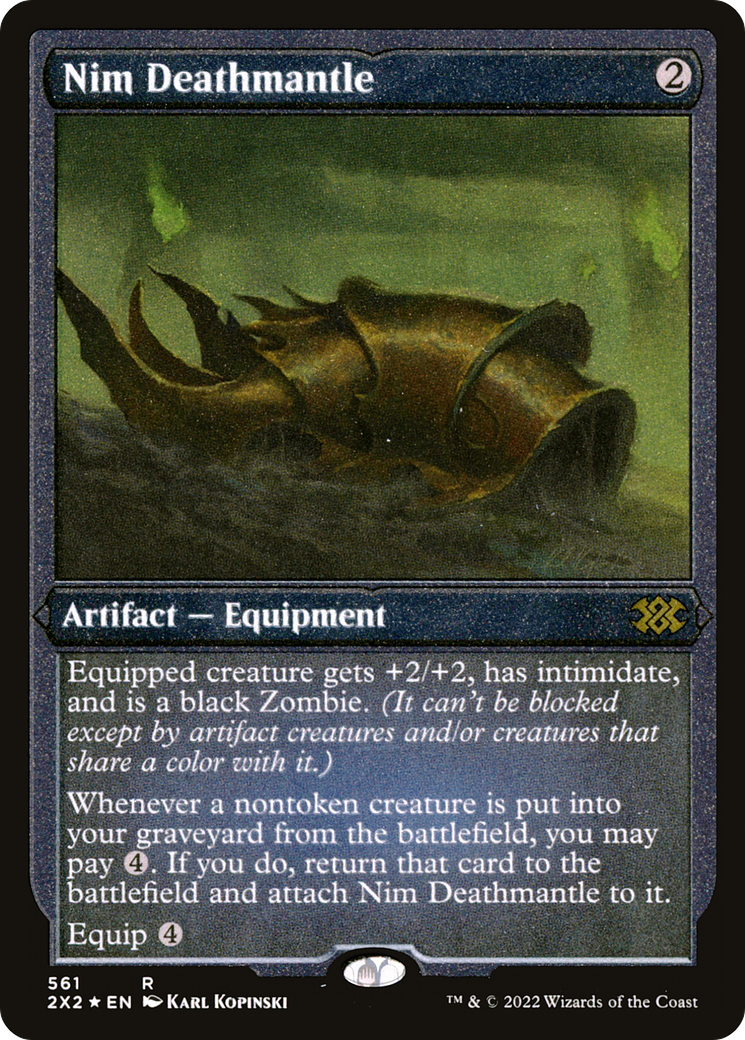 Nim Deathmantle (Foil Etched) (561) [Double Masters 2022] foil - Deck Out Gaming