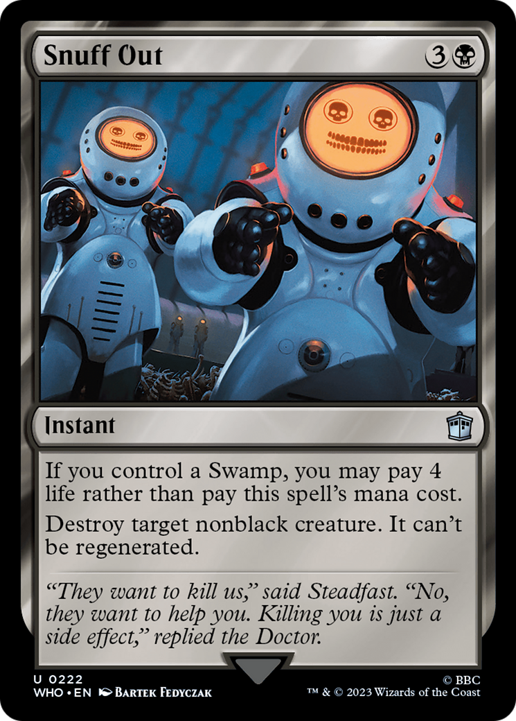Snuff Out (222) [Doctor Who] foil - Deck Out Gaming