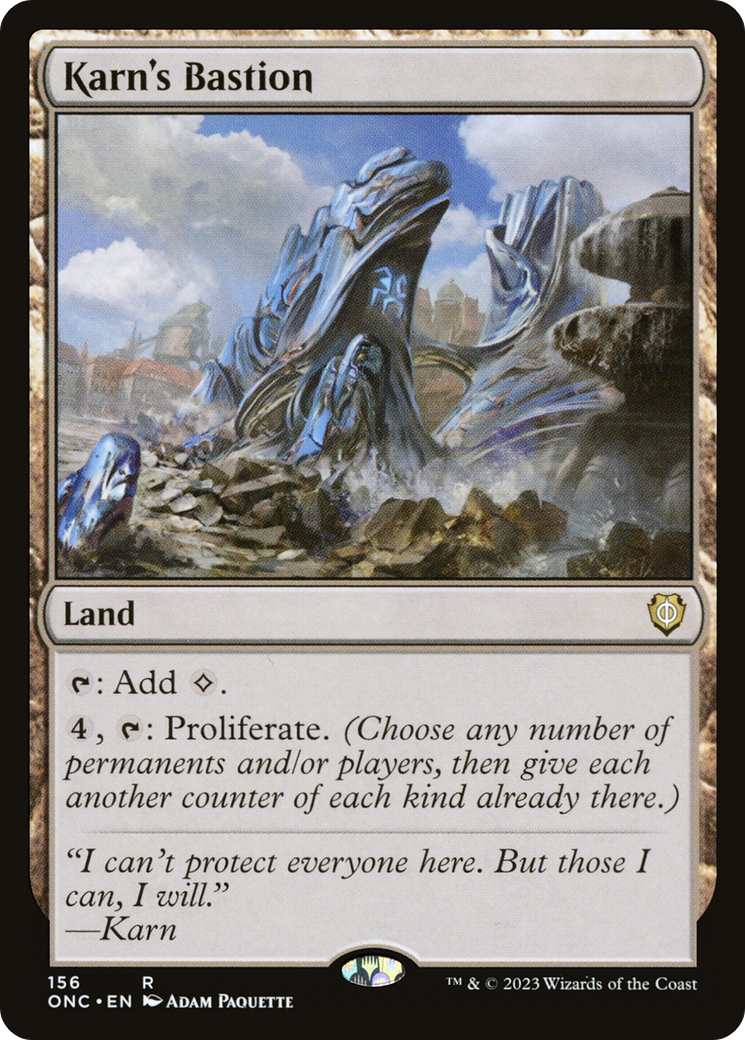 Karn's Bastion (156) [Commander: Phyrexia: All Will Be One] - Deck Out Gaming