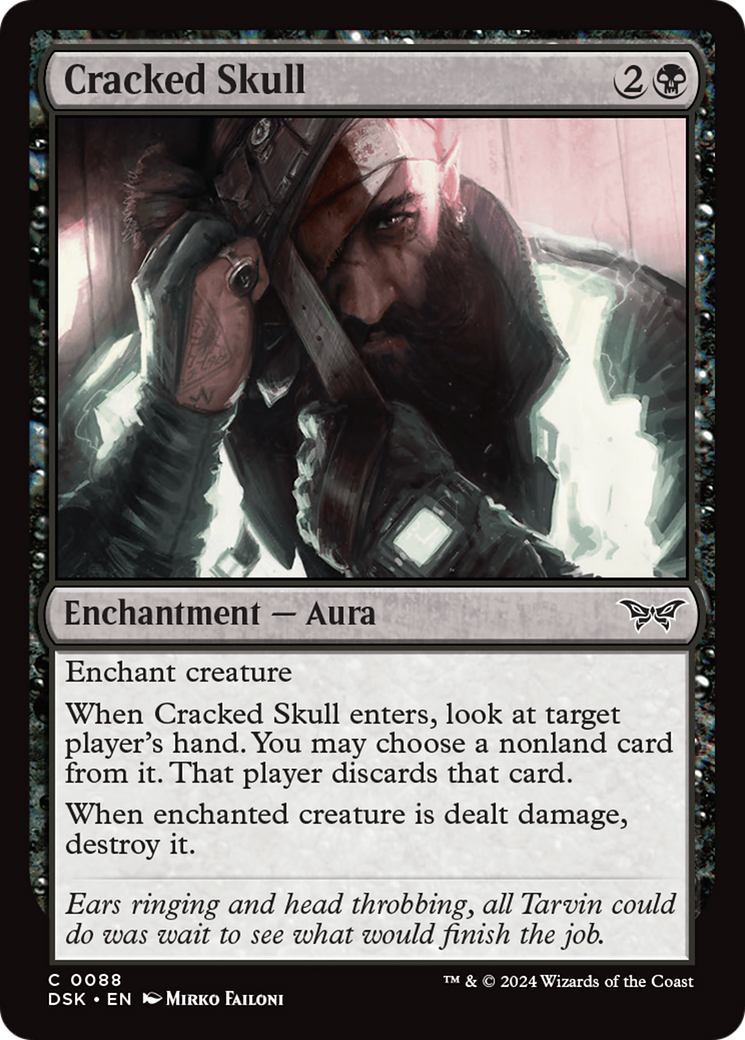 Cracked Skull (88) [Duskmourn: House of Horror] foil - Deck Out Gaming