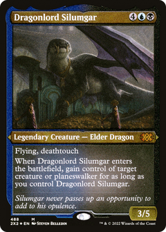 Dragonlord Silumgar (Foil Etched) (488) [Double Masters 2022] foil - Deck Out Gaming
