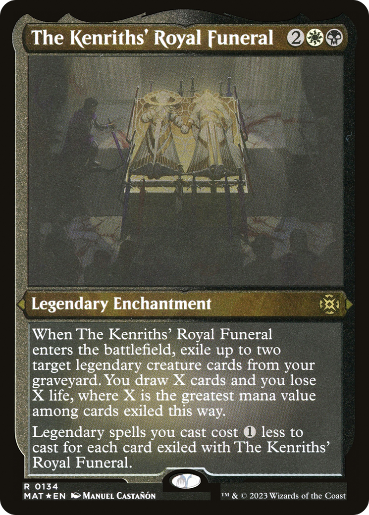 The Kenriths' Royal Funeral (134) [March of the Machine: The Aftermath] etched - Deck Out Gaming