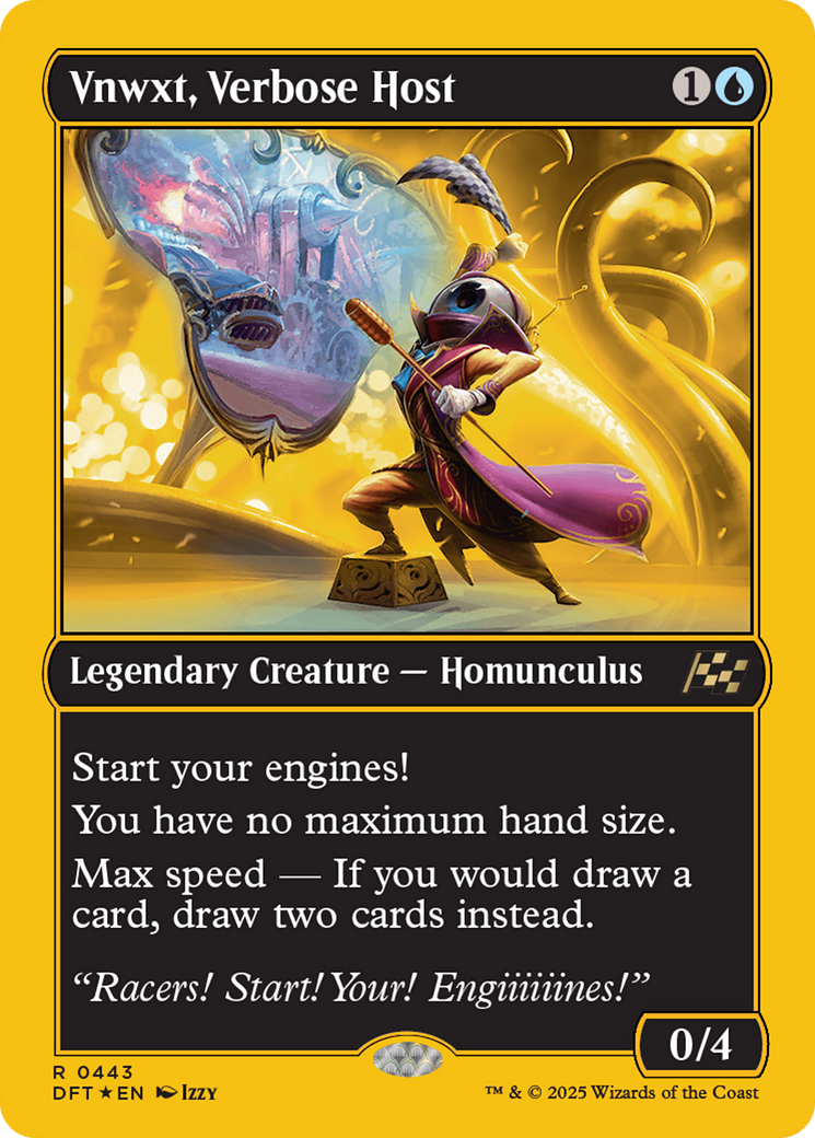 Vnwxt, Verbose Host (First-Place Foil) (443) [Aetherdrift] foil - Deck Out Gaming