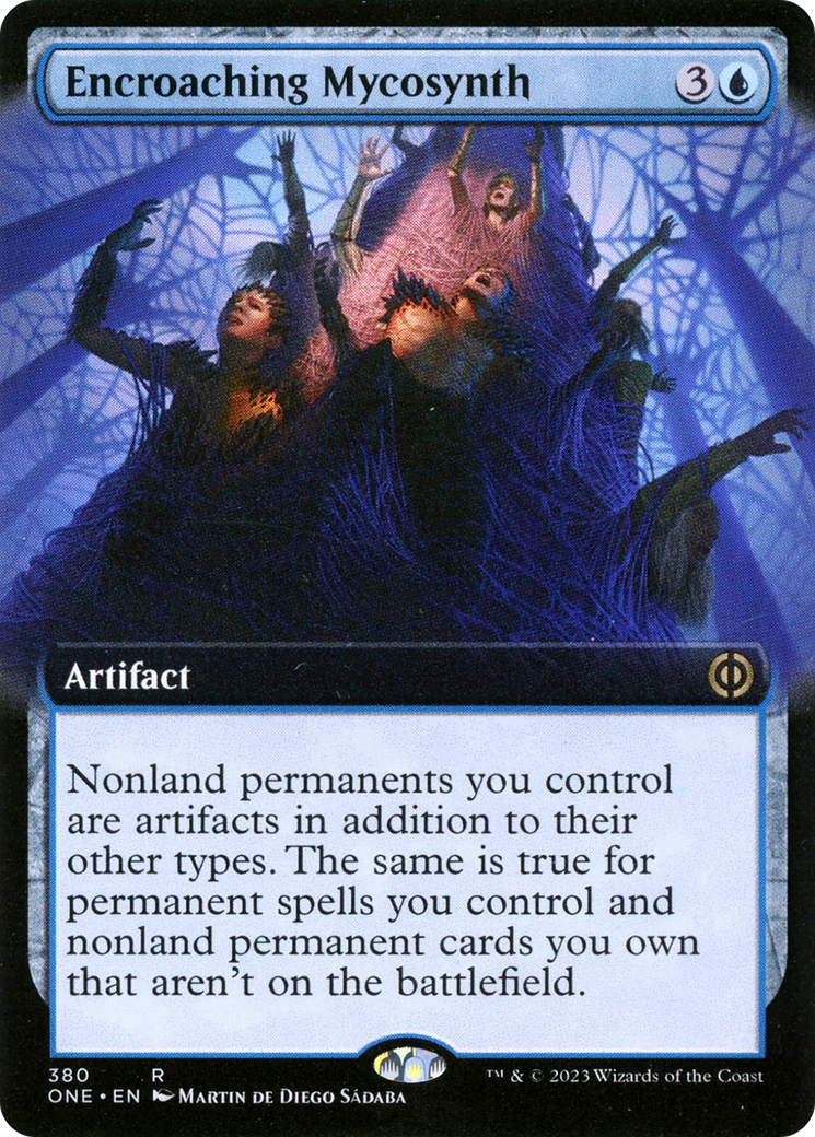 Encroaching Mycosynth (Extended Art) (380) [Phyrexia: All Will Be One] - Deck Out Gaming