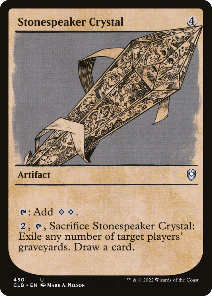 Stonespeaker Crystal (Showcase) (450) [Commander Legends: Battle for Baldur's Gate] - Deck Out Gaming