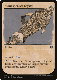 Stonespeaker Crystal (Showcase) (450) [Commander Legends: Battle for Baldur's Gate] - Deck Out Gaming