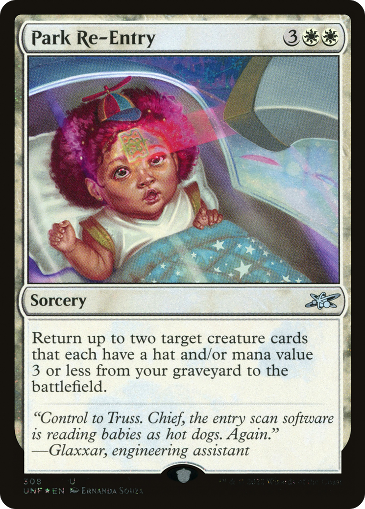 Park Re-Entry (Galaxy Foil) (308) [Unfinity] foil - Deck Out Gaming