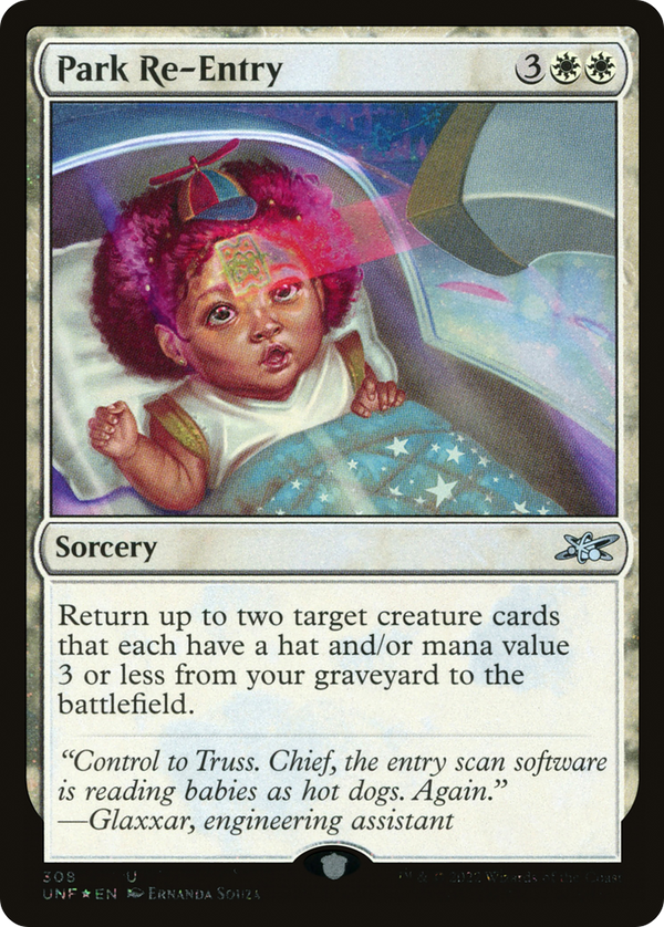 Park Re-Entry (Galaxy Foil) (308) [Unfinity] foil - Deck Out Gaming