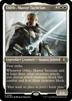Odric, Master Tactician (468) [Commander Masters] etched - Deck Out Gaming