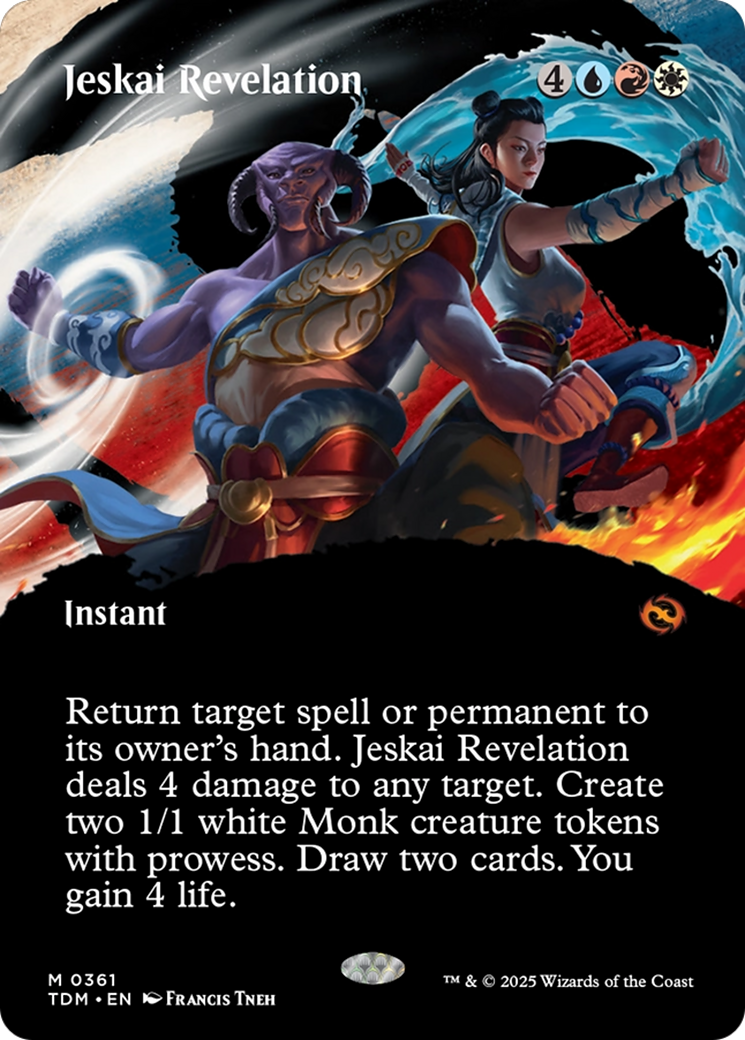 Jeskai Revelation (Borderless) (361) [Tarkir: Dragonstorm] - Deck Out Gaming