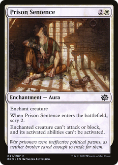 Prison Sentence (21) [The Brothers' War] - Deck Out Gaming