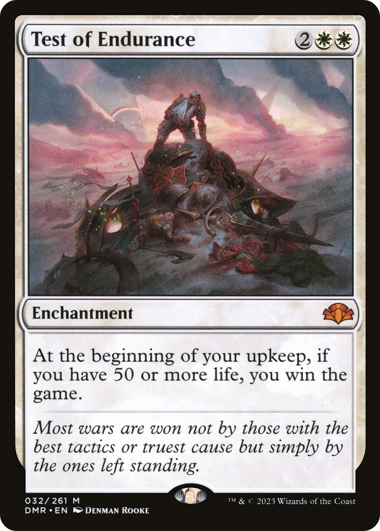Test of Endurance (32) [Dominaria Remastered] - Deck Out Gaming