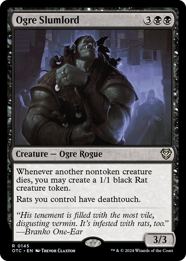 Ogre Slumlord (145) [Outlaws of Thunder Junction Commander] - Deck Out Gaming
