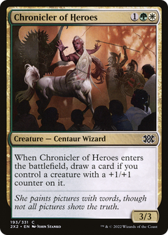 Chronicler of Heroes (193) [Double Masters 2022] foil - Deck Out Gaming
