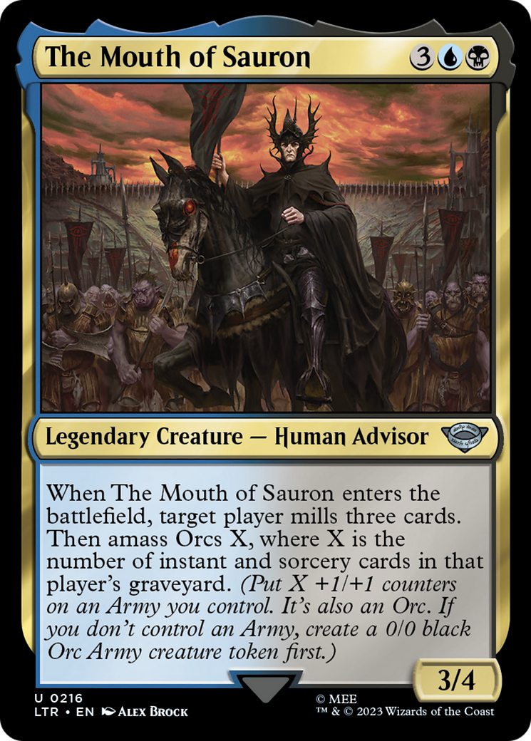 The Mouth of Sauron (216) [The Lord of the Rings: Tales of Middle-earth] foil - Deck Out Gaming